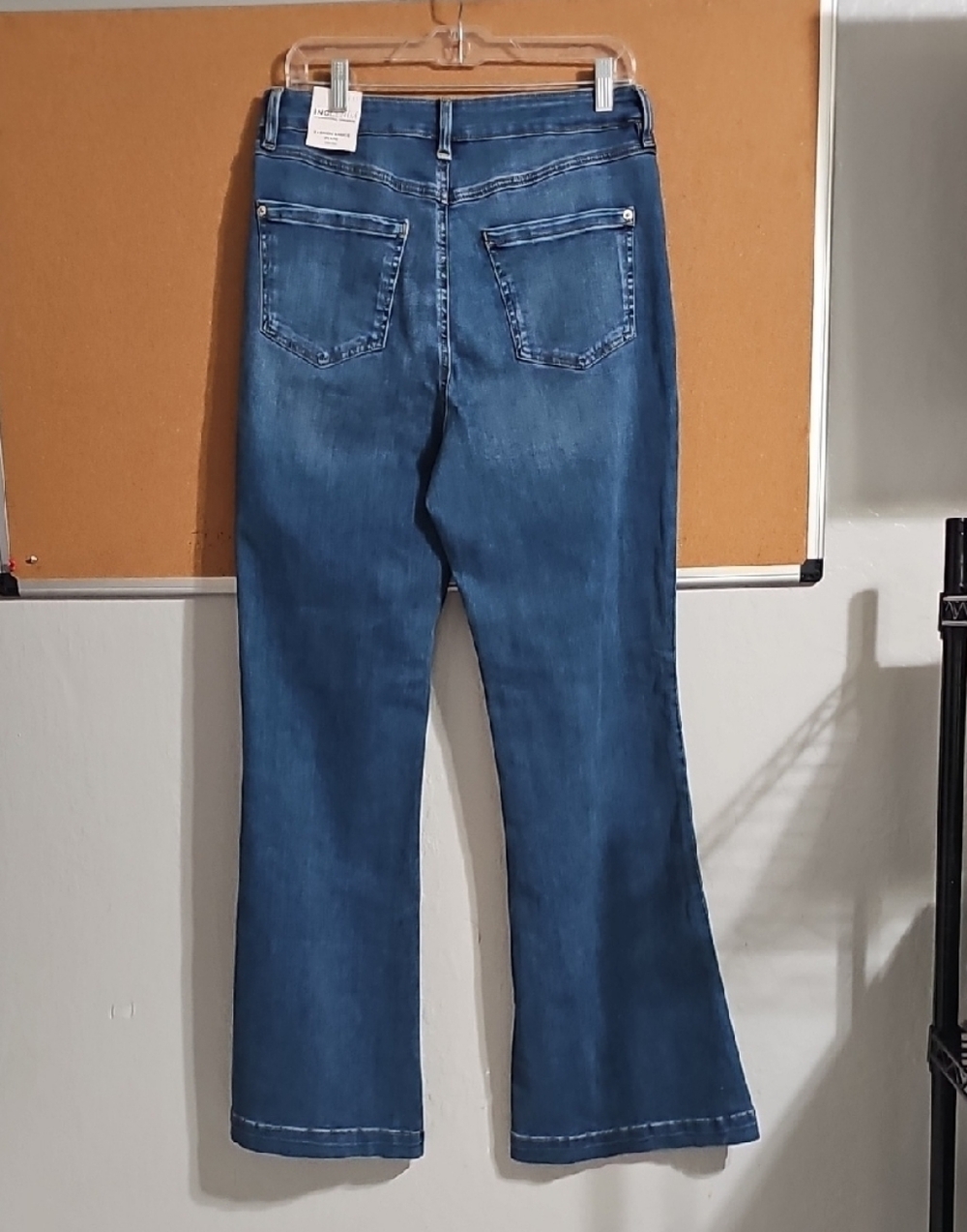 INC International Concepts Dark Blue Flare Jeans - Picture 12 of 12